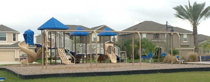 Amenities center playground